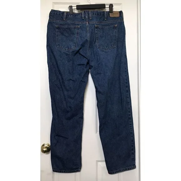 Savane Mens Blue Jeans 40X30 Casual Pants Heavyweight Farm Ranch Cowboy Wear GUC - Picture 10 of 10